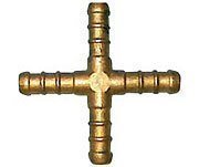 Разветвитель газового шланга четверной, Gnali Bocia