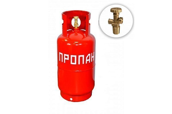 Газовый баллон (ОАО "НЗГА") 27 л с БЕЗОПАСНЫМ вентилем