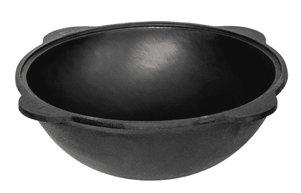 Казан чугунный Davr Metall с крышкой 12 л