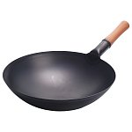 Вок сковорода 32 см GetHof Pro Wok, стальной