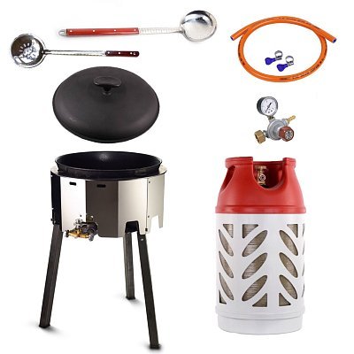 Казан 22 л Ситон + газовая двухконтурная печь 25 кВт + композитный баллон