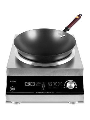 Настольная индукционная вок плита 5 кВт GetHof GH-50B2