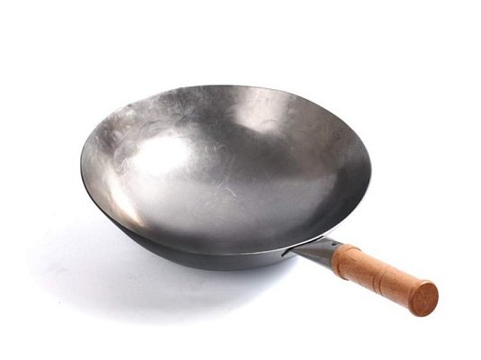 Вок сковорода 40 см GetHof, стальной, кованый