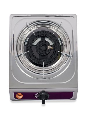 Газовая плита настольная 4 кВт GetHof, одноконфорочная GT-4P (пропан)