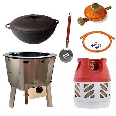 Казан 8 л Ситон + газовая печь 4 кВт + композитный баллон