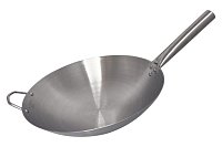 Вок сковорода 40 см GetHof, из нержавейки