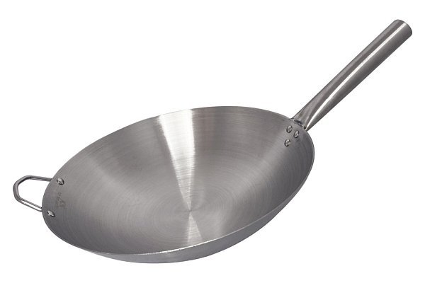 Вок сковорода 40 см GetHof, из нержавейки