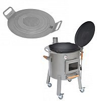 Печь ECK для казана 22 литров + Регулирующие кольца ECK под казан 