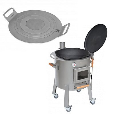 Печь ECK для казана 22 литров + Регулирующие кольца ECK под казан 