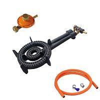 Форсунка горелки GetHof GB-12P + шланг + редуктор GB (вентиль СНГ)