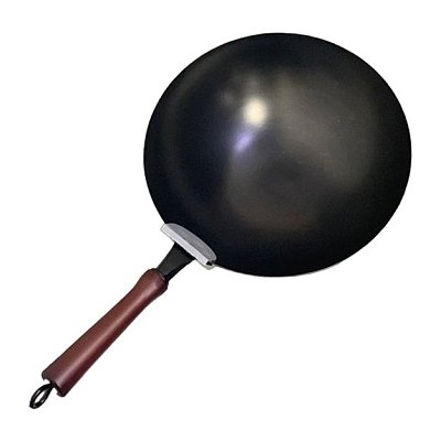 Вок сковорода 32 см GetHof Lux, стальной