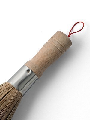 Щетка для вок, казана и саджа, 28 см GetHof, из бамбука