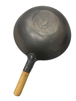 Вок сковорода 32 см GetHof Pro Wok, стальной, с плоским дном (уценка)