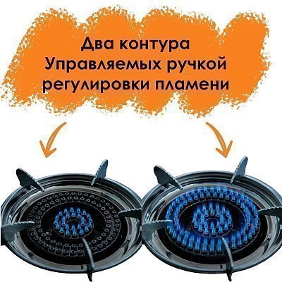 Газовая плита настольная 4 кВт GetHof, одноконфорочная GT-4M (метан)