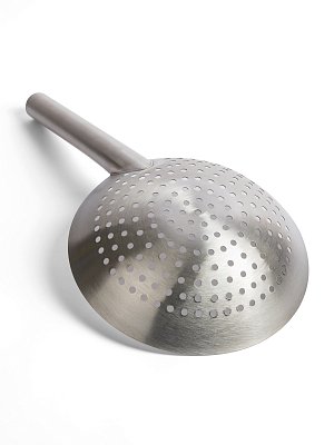 Шумовка для вок 24 см GetHof Premium, нержавеющая ручка