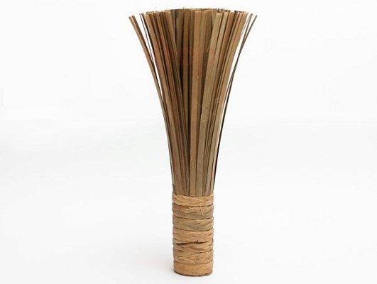 Щетка для вок, казана и саджа, 30 см GetHof, из бамбука