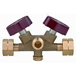 Двойной ручной переключающий клапан для газгольдеров, СНГ, 12 кг/ч, 16 бар