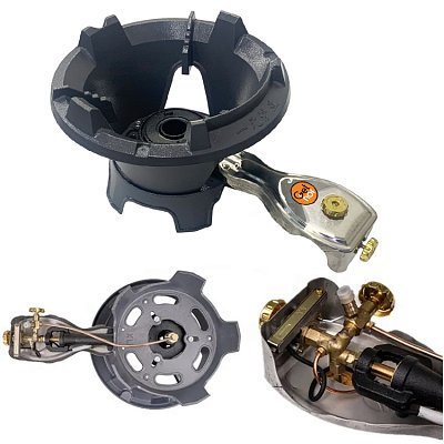 Газовая горелка для казана и вок, 35 кВт, GetHof CGS-35R2 (пропан)