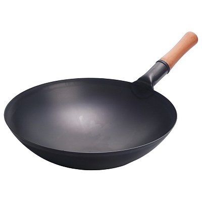 Вок сковорода 36 см GetHof Pro Wok, стальной