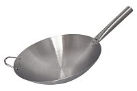 Вок сковорода 38 см GetHof, из нержавейки