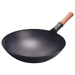 Вок сковорода 38 см GetHof Pro Wok, стальной