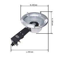 Горелка газовая Wolmex 14 кВт CGS-14R1