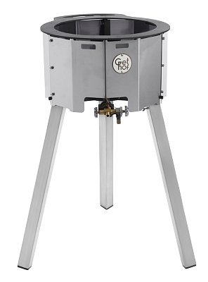 Печь газовая для казана GetHof 8 литров 20 кВт пропан