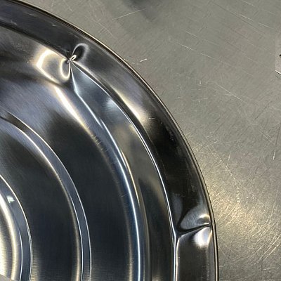 Крышка 500 мм для казана, саджа, вок, GetHof из нержавейки (уценка)