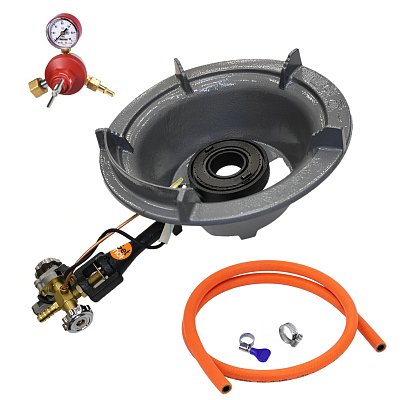 Горелка газовая GetHof CGS-20R1 + шланг + редуктор БПО (вентиль СНГ)