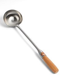 Ложка кулинарная для вок 120 мл GetHof Premium, деревянная ручка