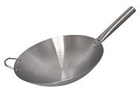 Вок сковорода 36 см GetHof, из нержавейки