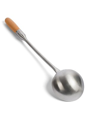 Ложка кулинарная для вок 210 мл GetHof Premium, деревянная ручка