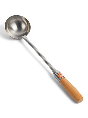 Ложка кулинарная для вок 210 мл GetHof Premium, деревянная ручка