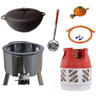 Казан 12 л Ситон + газовая печь 10 кВт + композитный баллон