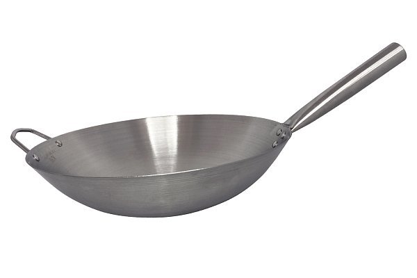 Вок сковорода 38 см GetHof, из нержавейки