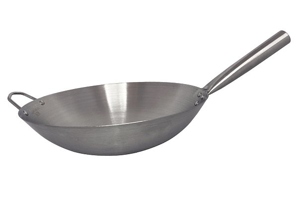 Вок сковорода 36 см GetHof, из нержавейки