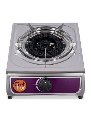 Газовая плита настольная 4 кВт GetHof, одноконфорочная GT-4P (пропан)