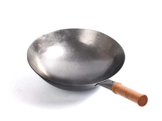 Вок сковорода 32 см GetHof Light, стальной, кованый