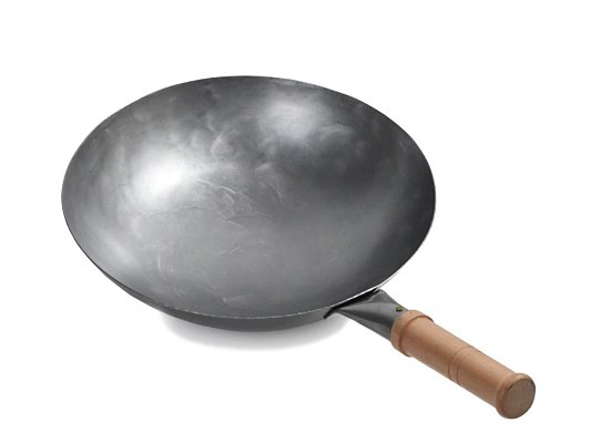 Вок сковорода 38 см GetHof Light, стальной, кованый