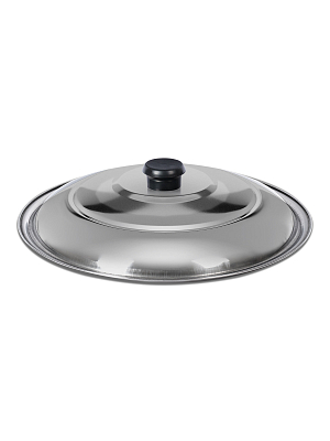 Крышка 360 мм для казана, саджа, вок, GetHof из нержавейки