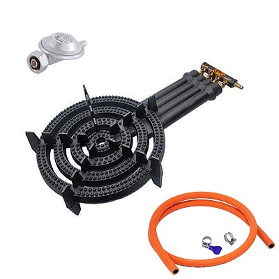 Форсунка горелки GetHof GB-22P + шланг + редуктор GOK (вентиль СНГ)