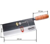 Китайский поварской нож Wolmex BS-319