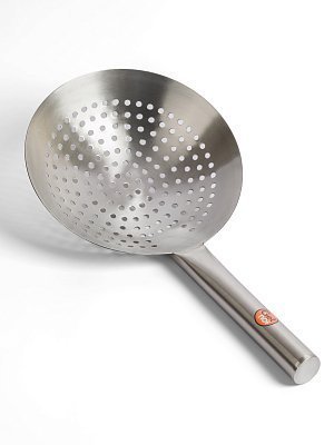 Шумовка для вок 24 см GetHof Premium, нержавеющая ручка