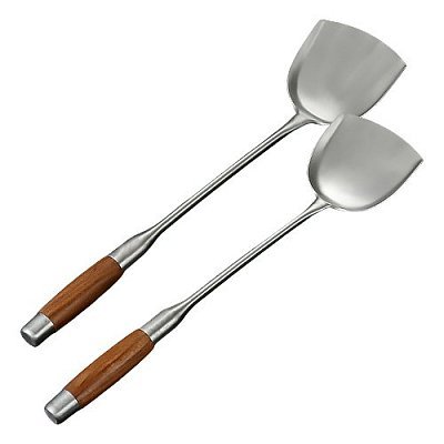 Лопатка для вок 115 мм GetHof Elite, деревянная ручка