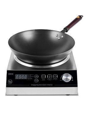 Настольная индукционная вок плита 3,5 кВт GetHof 35D2