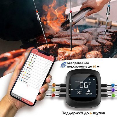 Цифровой кулинарный термометр GetHof с Bluetooth WR01